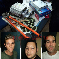 SUSPEITOS DE ARROMBAMENTOS E ROUBOS SÃO PRESOS NA MADRUGADA