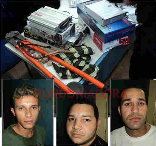 SUSPEITOS DE ARROMBAMENTOS E ROUBOS SÃO PRESOS NA MADRUGADA