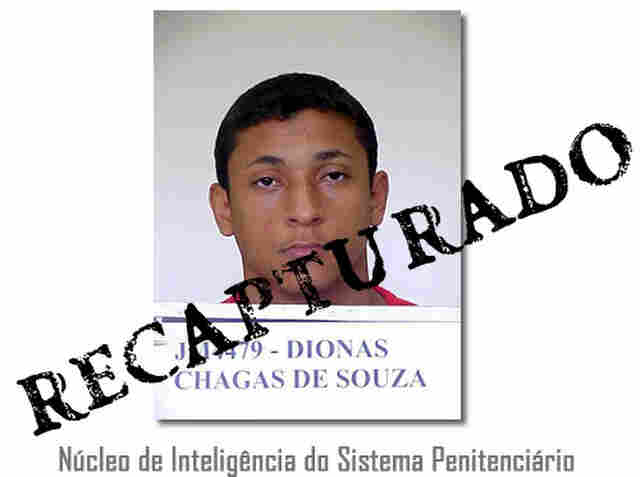 Recapturado um dos criminosos mais perigosos do estado