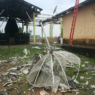 Ventania também destrói em Vilhena