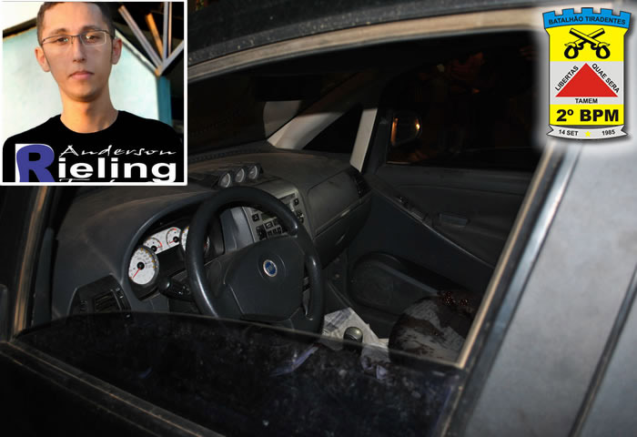 Jovem é executado a tiros na frente do pai, esposa e filha