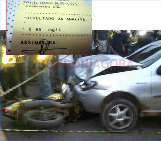 MOTORISTA BÊBADO MATA MOTOTAXISTA EM PORTO VELHO; VÍDEO COM IMAGENS QUE PODEM CHOCAR