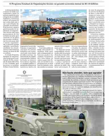 REVOLUÇÃO NA SAÚDE ESBARRA EM INTERESSES DE DEPUTADOS ESTADUAIS