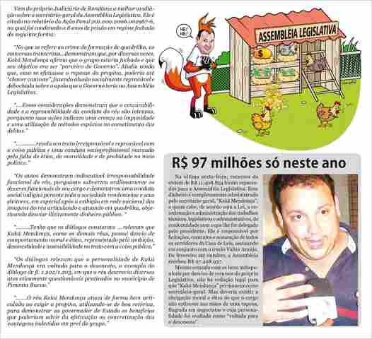 O PERFIL DE KAKÁ MENDONÇA: PERSONALIDADE ERA VOLTADA PARA O DESONESTO