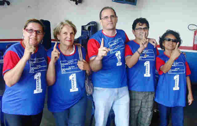 Diretores do Sindsef filiados do Sintero votam na chapa 1