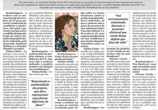 FÁTIMA CLEIDE: &#34;O PREFEITO TEM CPF E VAI RESPONDER POR SUAS AÇÕES&#34;