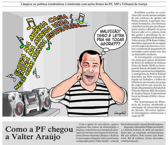 PF PRENDE VALTER ARAÚJO E ACABA COM ESQUEMAS DE DEPUTADO