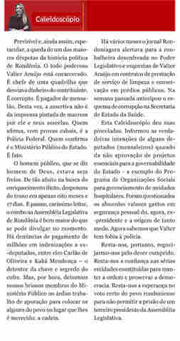 Caleidoscópio: A queda do déspota - Por Ivonete Gomes