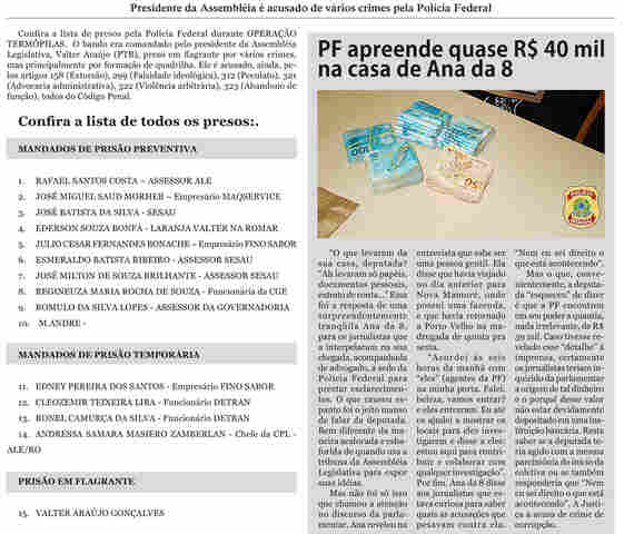 VALTER ARAÚJO AGORA COMANDA ALA NO PRESÍDIO FEDERAL