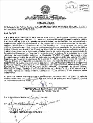 PRISÃO DE VALTER ARAÚJO É NECESSÁRIA PARA O DESMONTE DA ORGANIZAÇÃO CRIMINOSA