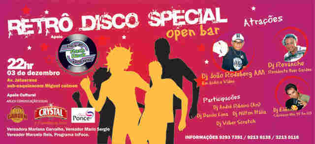 Retro Discos Special é adiada para o próximo dia 10