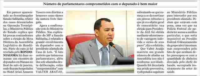 MP TEM PROVAS ROBUSTAS SOBRE A COMPRA DE VOTOS PARA ELEIÇÃO DE VALTER ARAÚJO