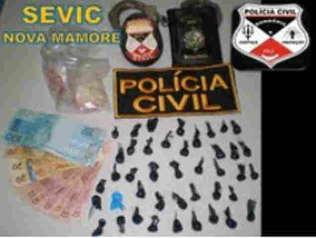 Polícia Civil prende mulher com 42 trouxinhas de droga dentro de preservativo