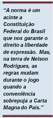 A política, o humor e o cerceamento - Por Ivonete Gomes