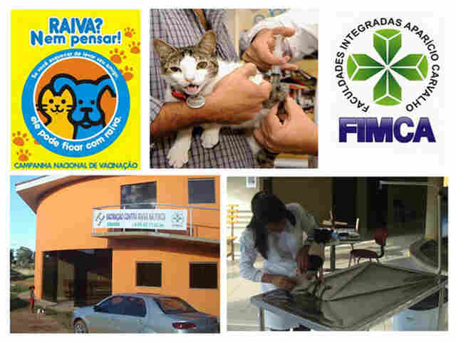 Medicina Veterinária da FIMCA participa da campanha de vacinação anti-rábica