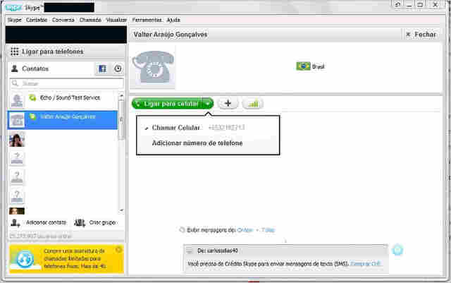 VALTER ARAÚJO ESTAVA ONLINE NO SKYPE, DENUNCIAM INTERNAUTAS
