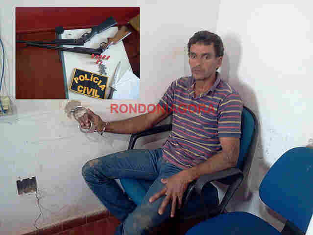 SUSPEITO DE MATAR OFICIAL DE JUSTIÇA DE PORTO VELHO É PRESO EM SÍTIO