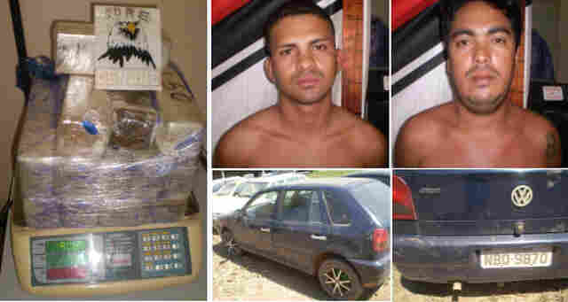 Polícia Civil prende dois suspeitos e apreende cerca de 19 kg de droga