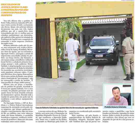 OFENSIVAS DO MP, MPF E PF DEVEM PRENDER ROBERTO