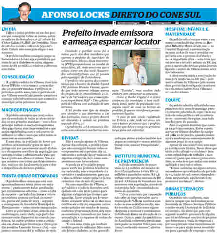 Prefeito invade emissora