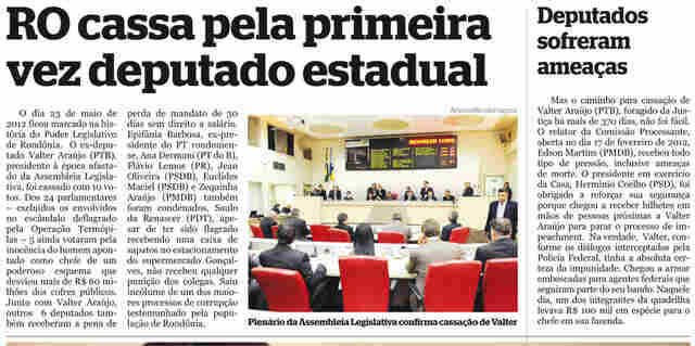 Combate a corrupção: A queda do poderoso Valter Araújo