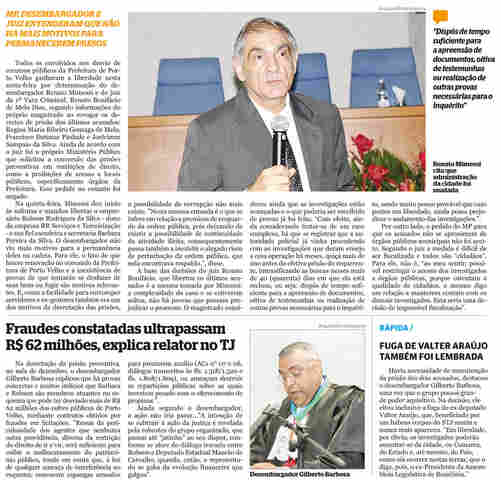 OPERAÇÃO VÓRTICE: BANDO DA PREFEITURA EM LIBERDADE