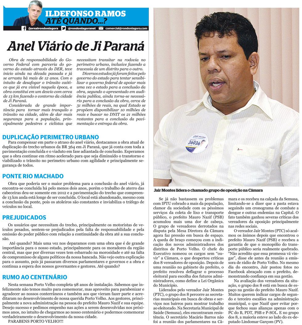 Grupo faz pressão contra prefeito da Capital e exige mais espaço