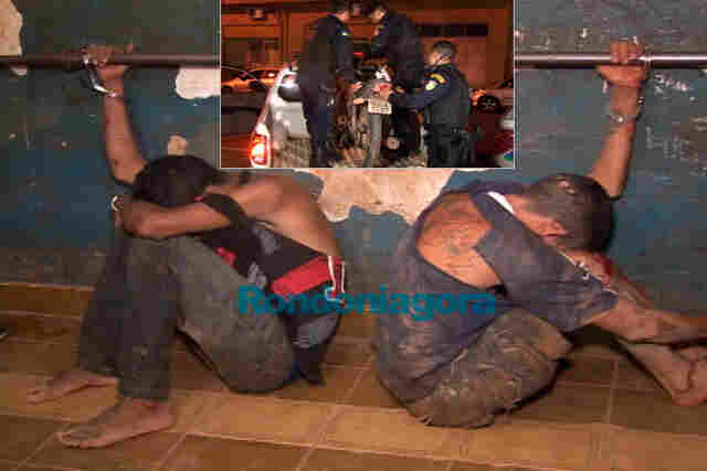 DOIS SÃO PRESOS APÓS ROUBOS E PERSEGUIÇÃO NA CAPITAL; Fotos