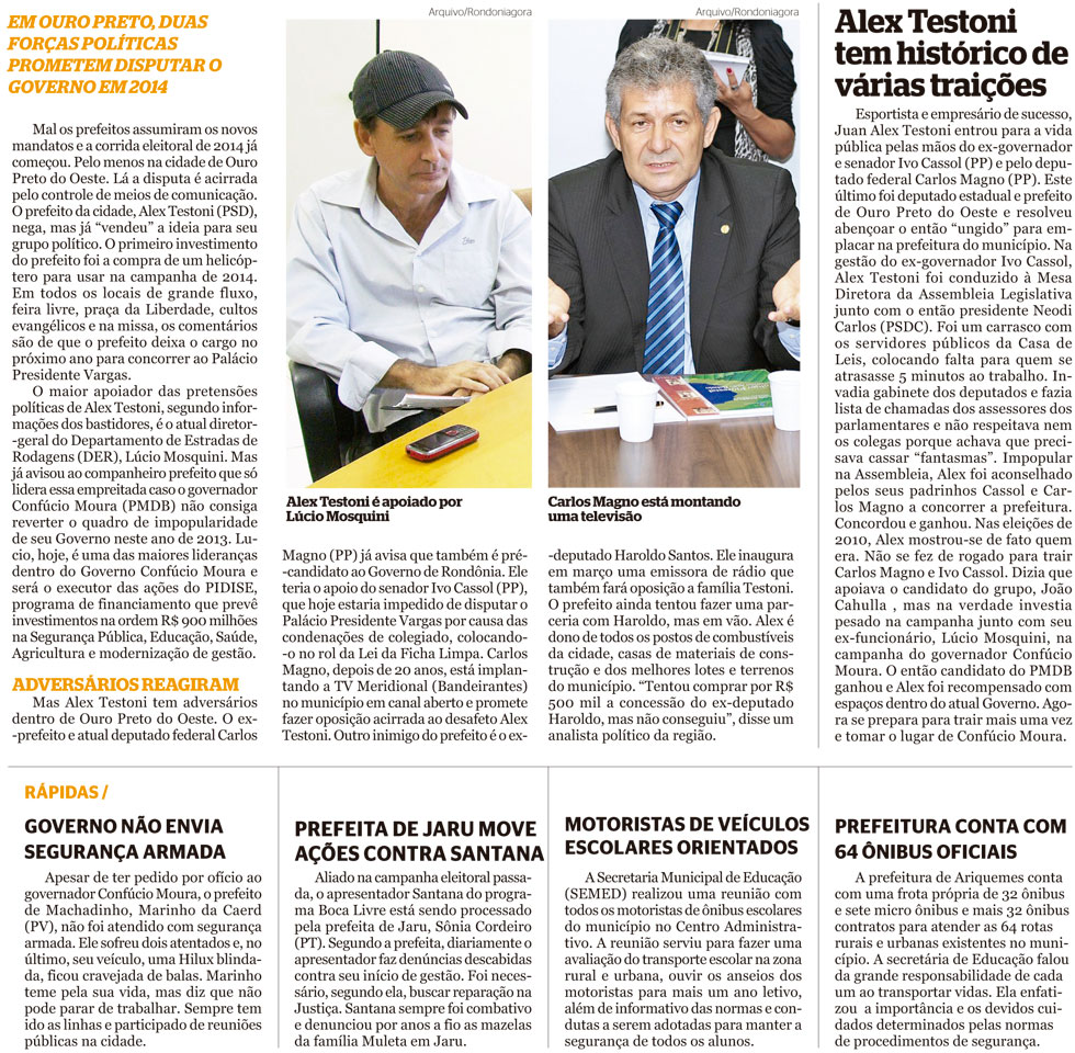 Corrida eleitoral já começou