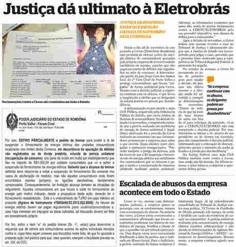 DIRETORES DA CERON PODERÃO SER PRESOS