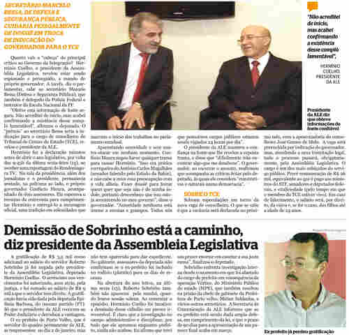 Hermínio diz ser vítima de trama