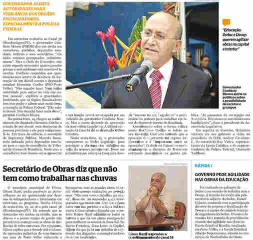 CONFÚCIO MOURA: &#34;NÓS TODOS ESTAMOS GRAMPEADOS&#34;