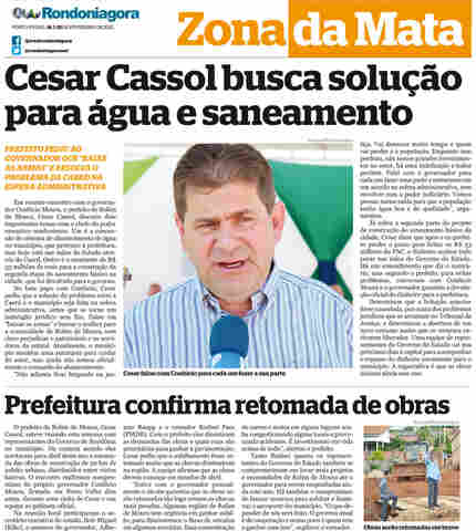 Zona da Mata: Prefeito defende acordo sobre fornecimento de água