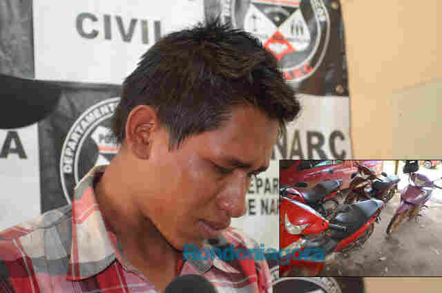 DENARC PRENDE BOLIVIANO QUE TENTARIA TROCAR MOTOS POR DROGA