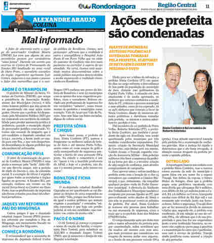 Jaru: Moradores já estão desapontados com nova administração