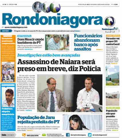CONFIRA A ÍNTEGRA DA VERSÃO SEMANAL IMPRESSA DO RONDONIAGORA