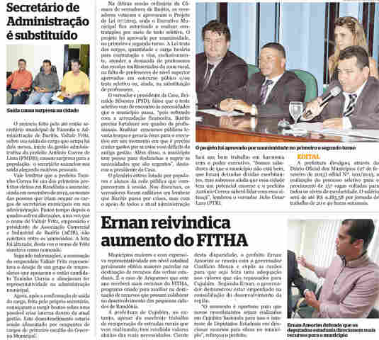 Vereadores autorizam contratações em Buritis