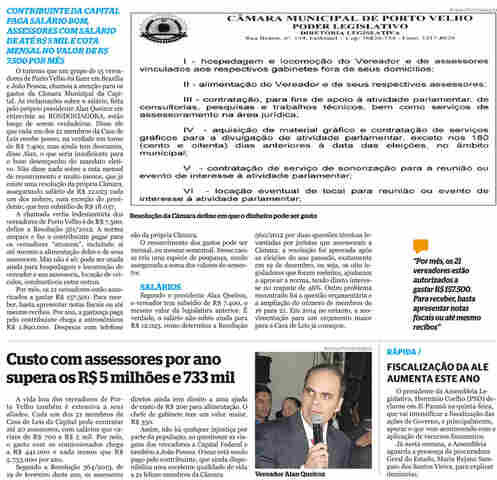 VEREADORES TÊM MAIS DE R$ 7 MILHÕES PARA GASTAR