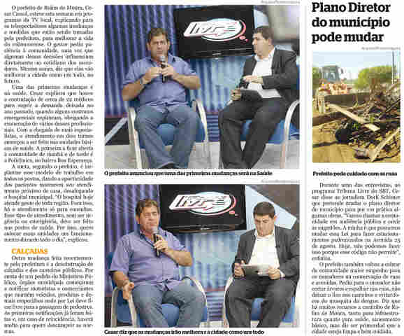 Cesar Cassol pede paciência e diz que as mudanças virão