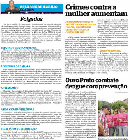 Armação na Câmara de Vereadores de Ouro Preto