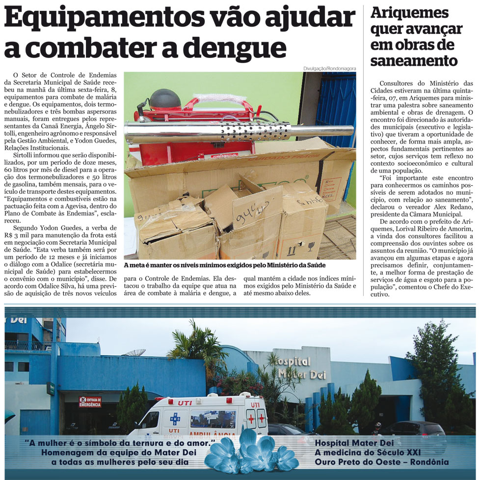 Combate a dengue é intensificado