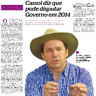 CASSOL: &#34;MP NÃO PODE DENUNCIAR POR ACHISMO E TRANSPOSIÇÃO É MAIS UMA CONVERSA PRA BOI DORMIR&#34;