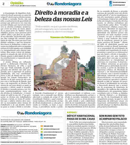 Direito à moradia e a beleza das nossa leis