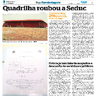 Quadrilha roubou equipamentos da SEDUC