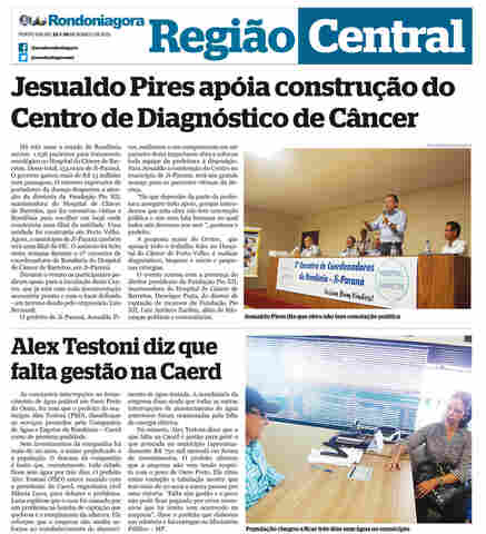 Veja notícias da região central do estado