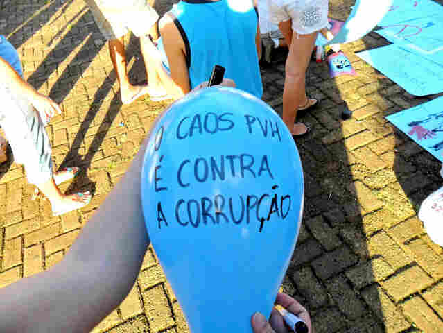 Confira fotos e vídeo do Dia do Basta em Porto Velho