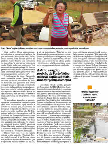 POPULAÇÃO REVOLTADA SE ARMA COM PEDRAS E PAU CONTRA DESCASO DA PREFEITURA