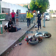 ACIDENTE ENTRE MOTOS DEIXA DOIS GRAVEMENTE FERIDOS