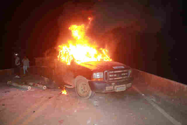 Fotos mostram dimensões dos tumultos em Jacy-Paraná