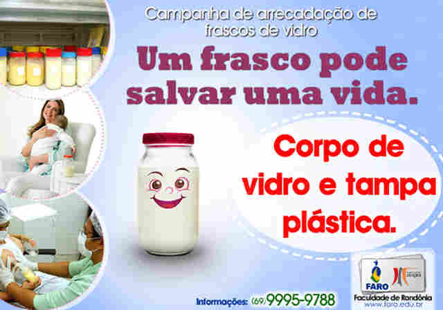 Faro: &#34;Campanha Frascos pela Vida&#34;